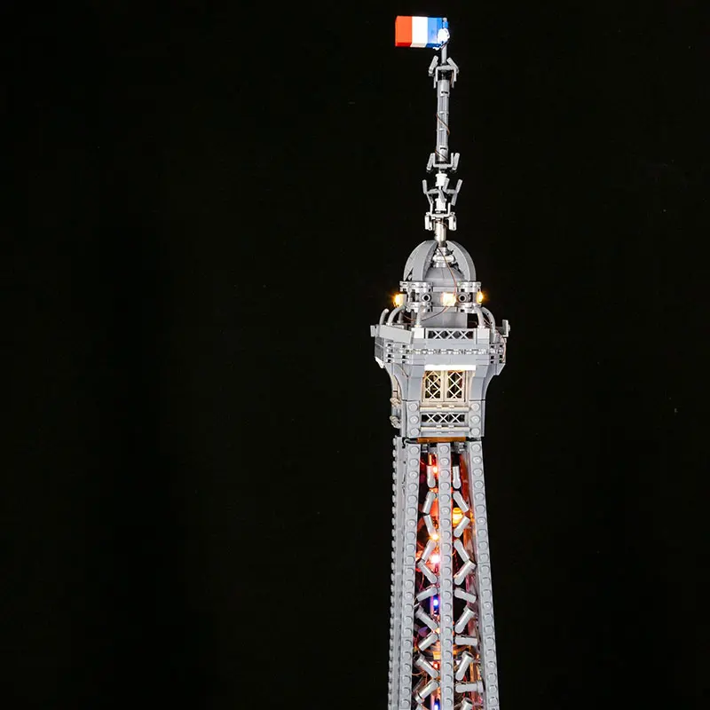Фото Комплект светодиодных ламп для LEGO Eiffel Tower 10307, набор аксессуаров для конструктора, игрушки для самостоятельной сборки, рождественский подарок (модель в комплект не входит) №4