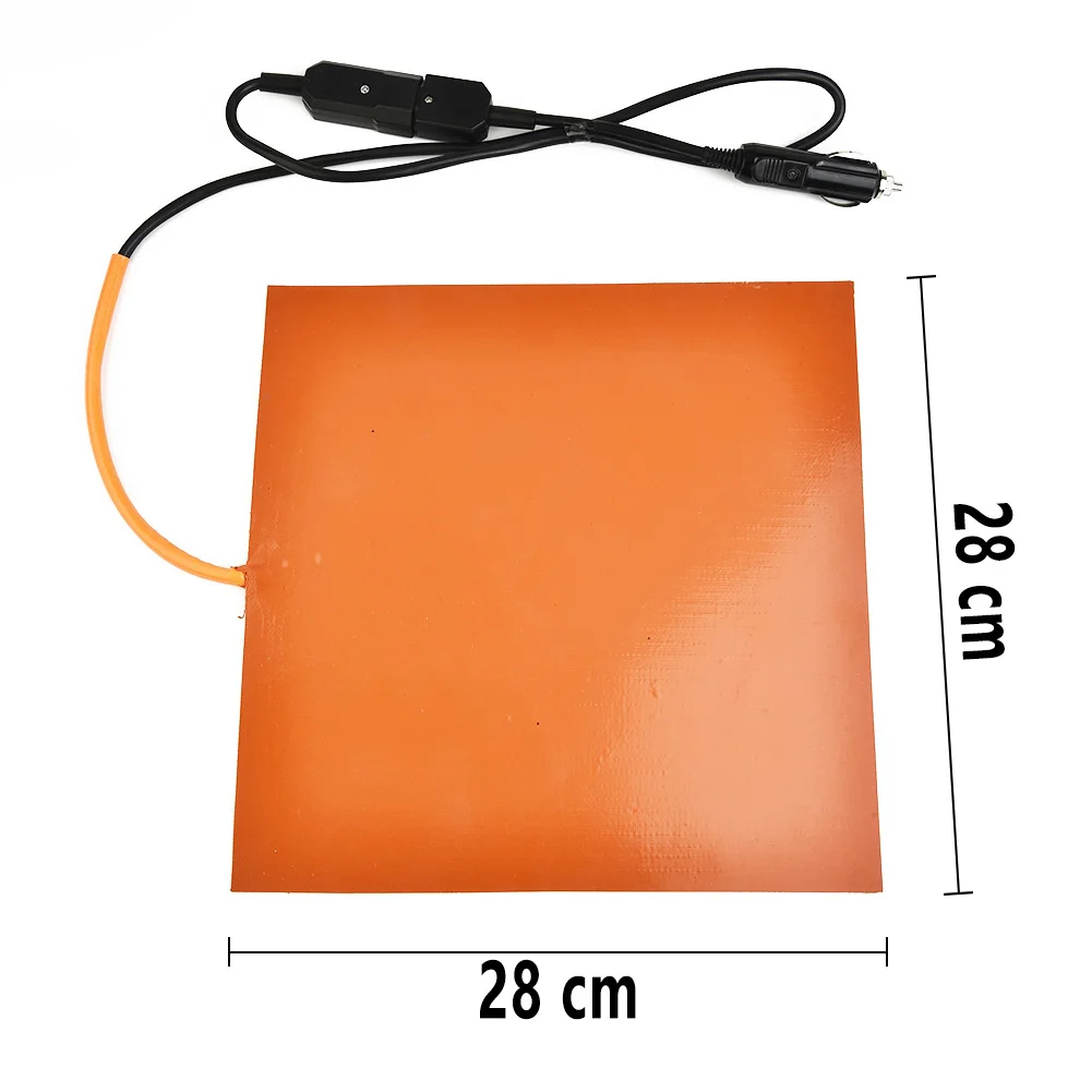 

Accessory Durable Supply Heating Pad Thermal 28*28cm​ Device Electric Flexible Heater Insulation cloth Silicone Tool