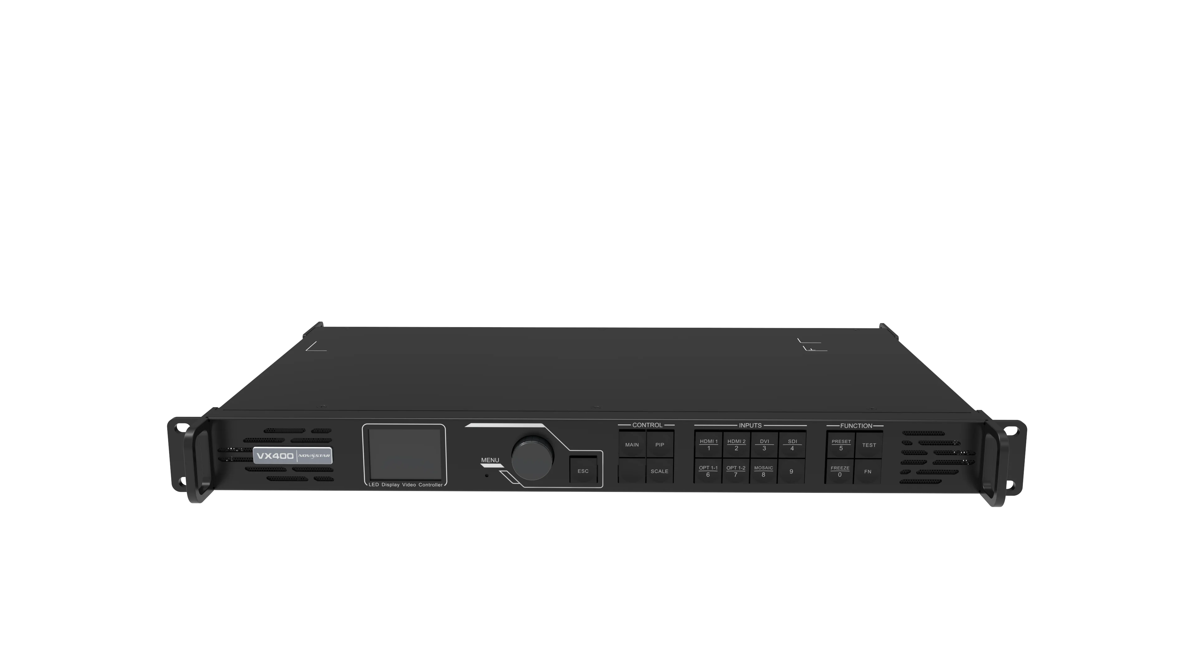 Фото Обычный универсальный металлический контроллер видеопроцессора Novastar VX400 Pro для светодиодной видеостены на складе №2