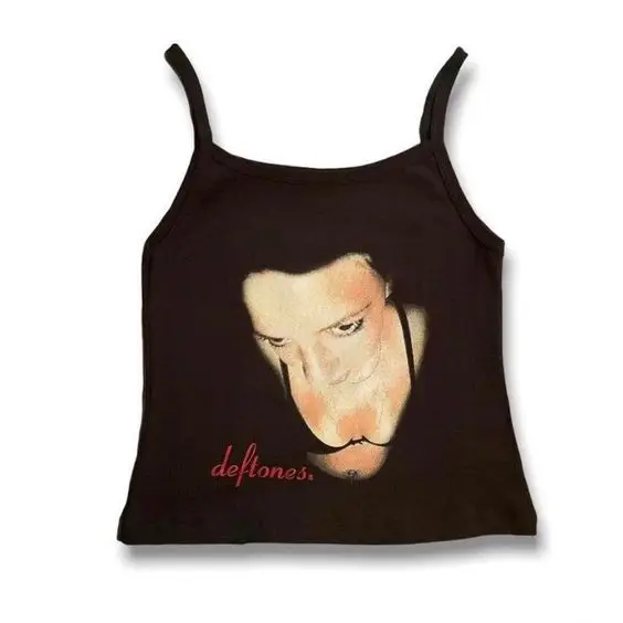 

Gothic Y2k Clothes Aesthetic Cute Sleeveless Camisole Punk Letter Trash Sexy woman Print Crop Top Vintage Corset Tank Baby Tee
