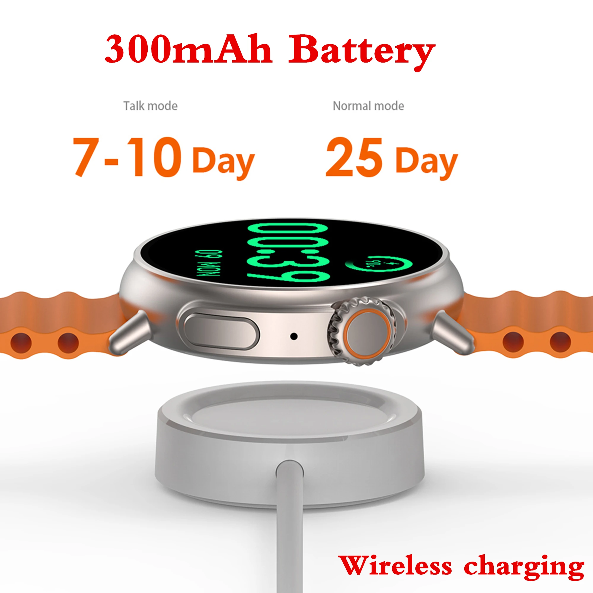 MT30 Smart Watch Ultra Series 8 Men NFC Sport Smart Watch Ultra GPS Track Fitness Watch Wireless charging Control 45mm Strap