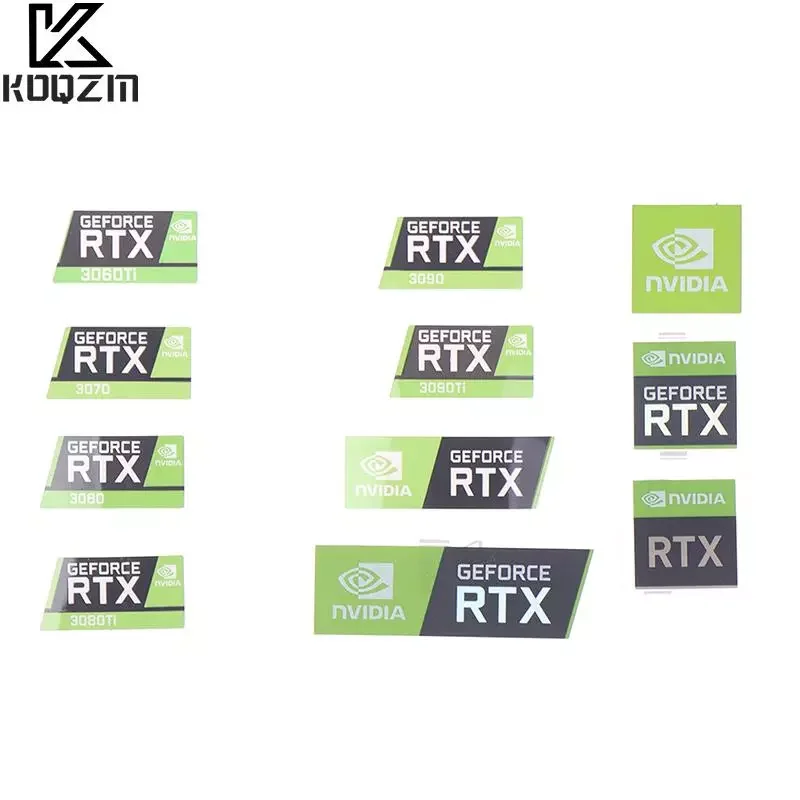 

1pcs RTX 3090TI 3080TI 3070 3060 Desktop Sticker Laptop Graphics Card Label
