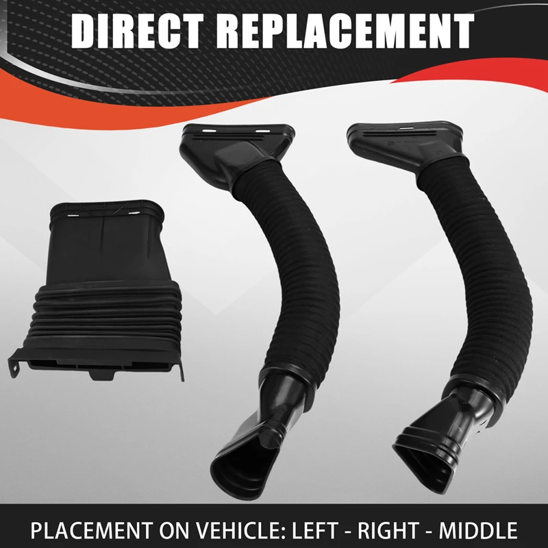 AU04 -3Pcs/Set Car ENGINE AIR INTAKE HOSE TUBE DUCT For MERCEDES X166 W166 6420948897