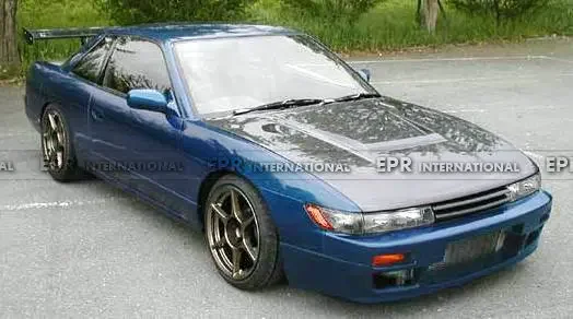 Стайлинг кузова автомобиля KitFor Nissan S13 PS13 Silvia углеродное волокно GTR стиль передний