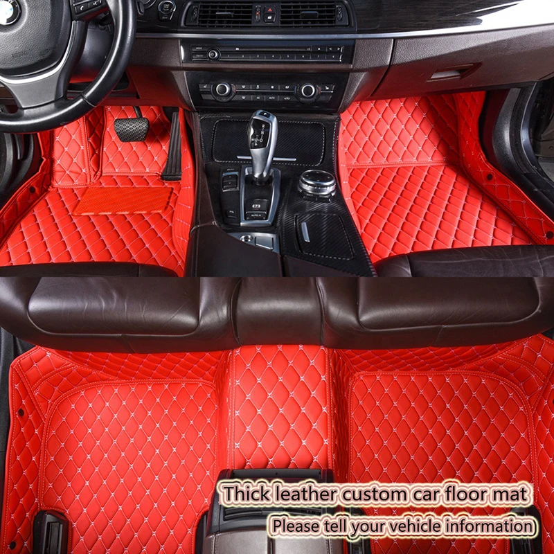 

Custom thick leather Car Floor Mats for Honda all models civic fit accord odyssey CIIMO Spirior city crz crv urv GIENIA Jade Ely