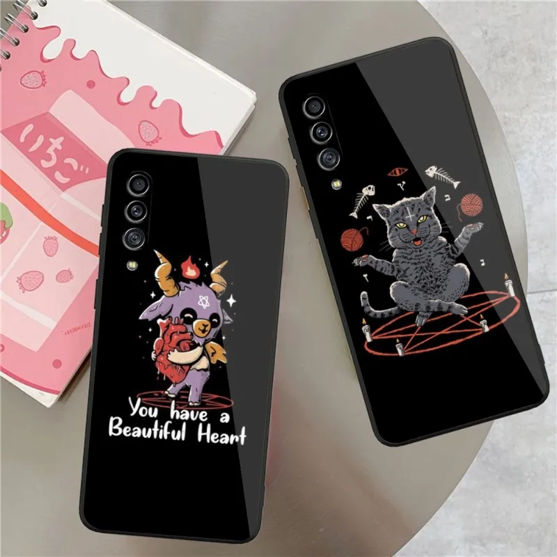 

Чехол для телефона с изображением сатаны для Samung A32 A51 A52 NOTE 10 20 S10 S20 S21 S22 Pro