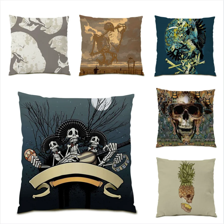 

Fashion Cushion Covers 45x45 Comfortable Living Room Decoration Polyester Linen Nordic Style Cushion Cover Luxury Art Home E0457