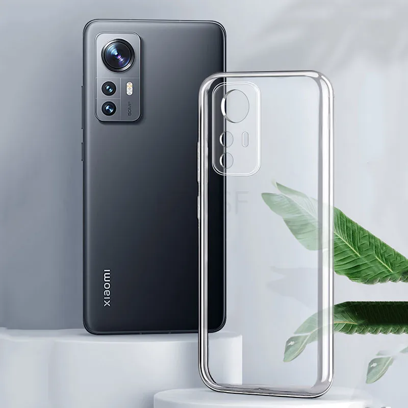 Чехол для Xiaomi 12 Lite Pro 12X Xiaomi12 мягкий прозрачный защитный чехол из ТПУ камеры