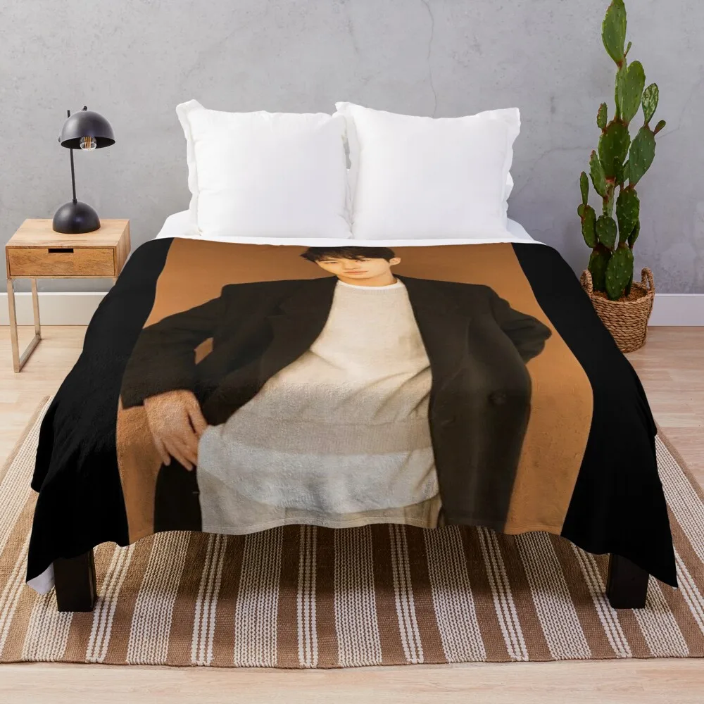 Byeon WooSeok - Ver22 Пледы для кровати Декоративные аниме Одеяла