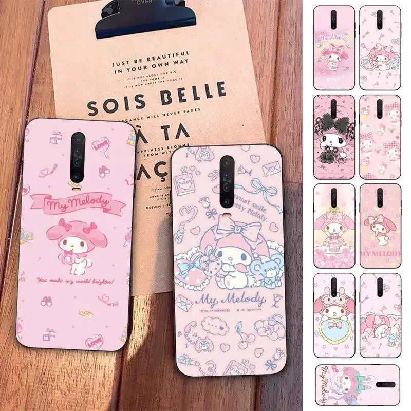 

Bandai Cute Cartoon My Melody Phone Case for Redmi 5 6 7 8 9 A 5plus K20 4X S2 GO 6 K30 pro