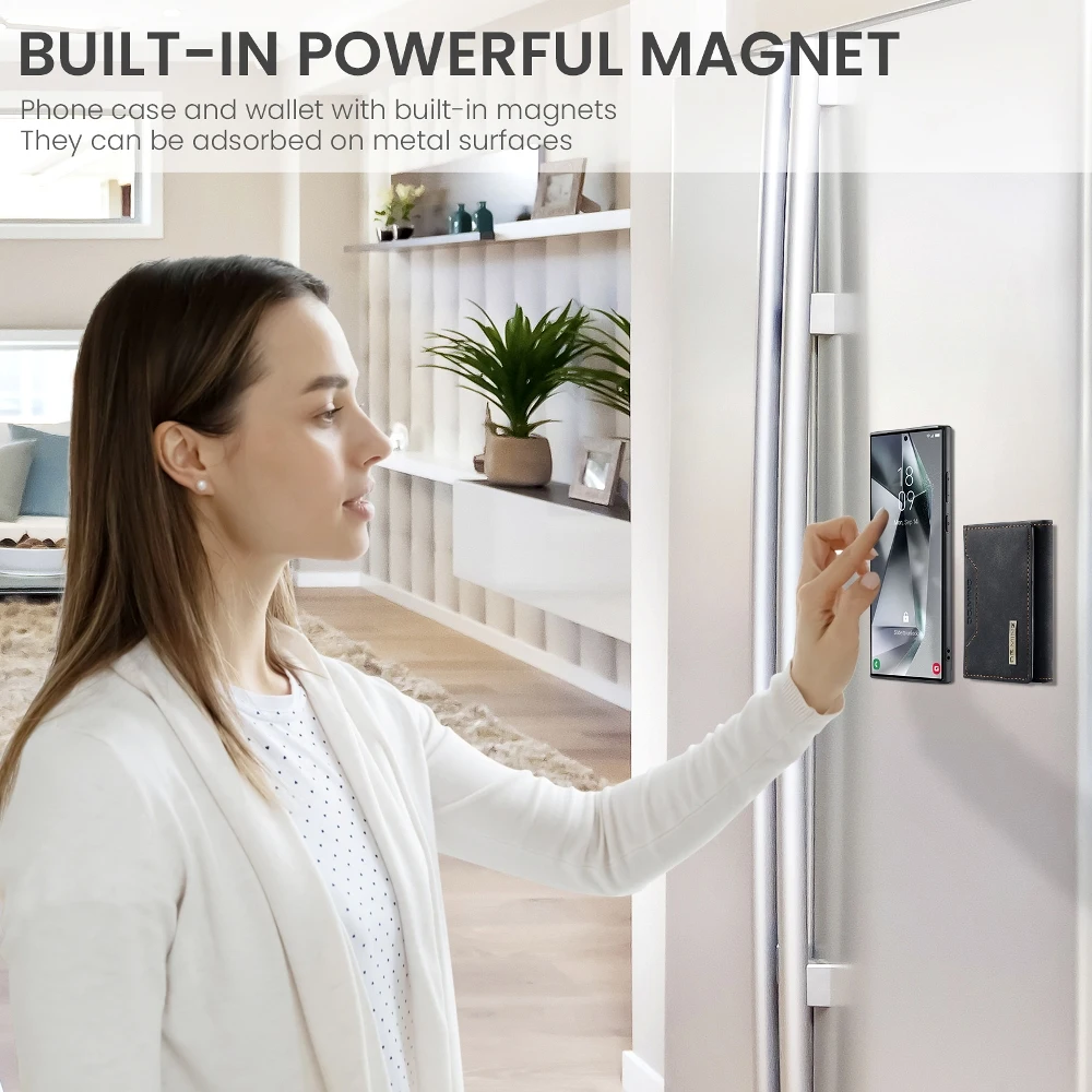 Магнитный чехол для телефона Samsung Galaxy S24 Ultra S23 S22 S21 + Note20 A54 A34 A24 A14 A73 A53 защитный с