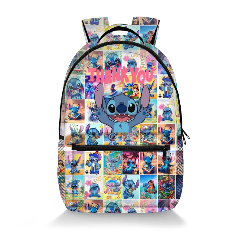 

New Stitch Backpack Canvas Women Men Backpack Shoulder Bag New School Bags for Teenager Girls Boys School Mochilas Female