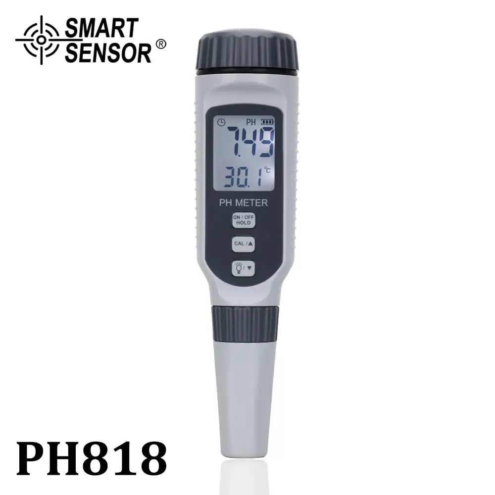 

Professional Pen Type PH Meter Portable PH Water Quality Tester Acidometer for Aquarium Acidimeter water PH acidity meter PH818