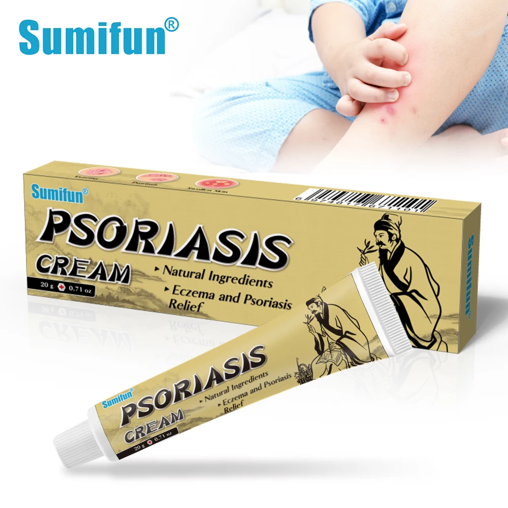 

20G Sumifun Psoriasis Cream Eczema Urticaria Treatment Ointment Skin Inflammation Relieve Itching and Peeling Medicine Skin Care