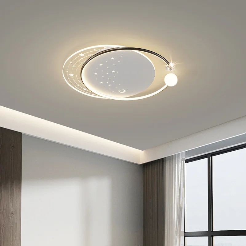 

LED Smart Home Modern led Chandelier for living room bedroom study room 90-260V led indoor lighting dimmable with remote control
