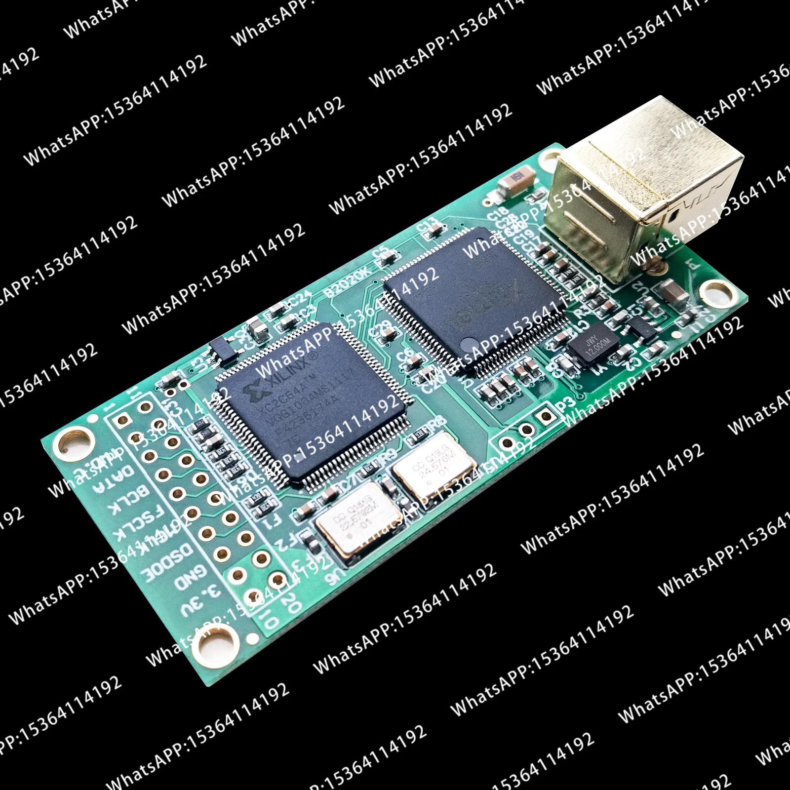 Фото Цифровой USB-интерфейс совместим с Amanero и XMOS и может преобразовывать сигнал с фемтосекундного формата DSD в формат I2S. №2
