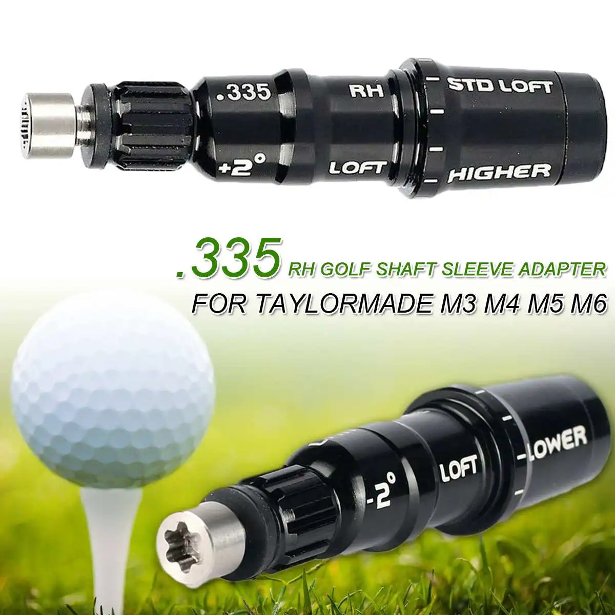 

1Pc Golf Shaft Adapter Aluminium Alloy Tip Adapter Sleeve Shaft fit Durable Accessory For Taylormade M3 M4 M5 M6 Driver Fairway