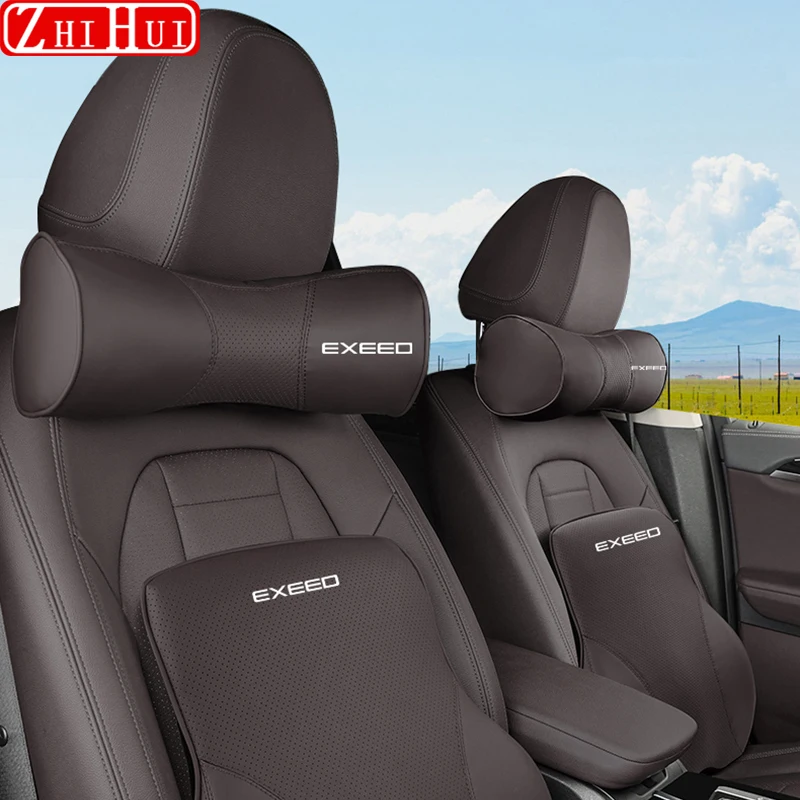 

For Chery Exeed TXL VX LX 2020-2023 Car Headrest Lumbar Pillow Original Neck Pillow Cushion Interior Decoration Accessories