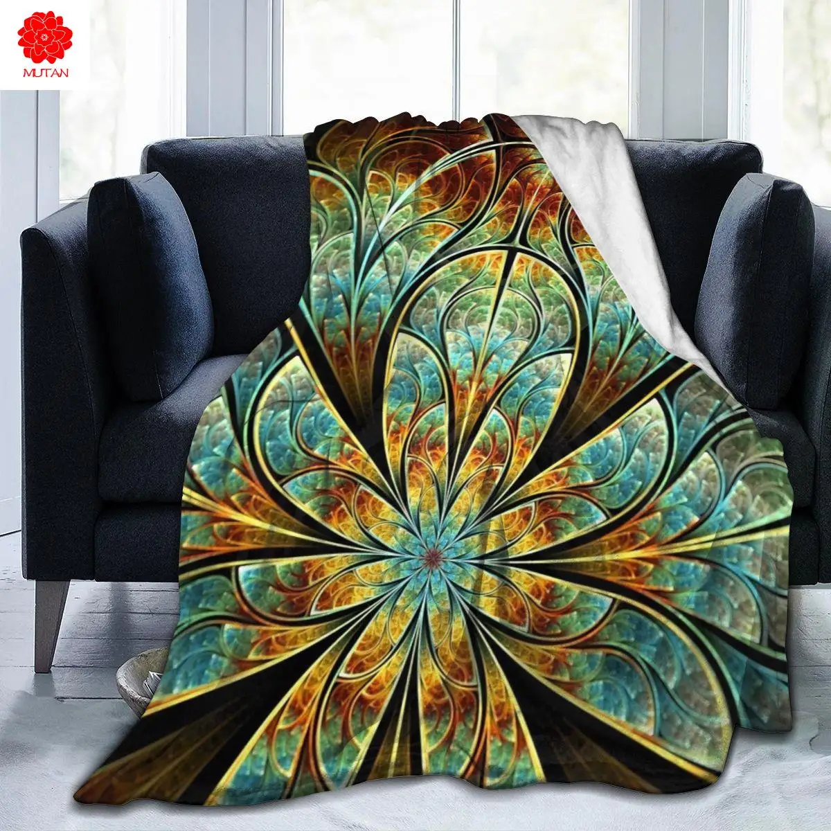

Abstract New Fashion 3D Personality Printed Flannel Blanket Sheet Bedding Soft Blanket Bed Cover Home Textile Decoration