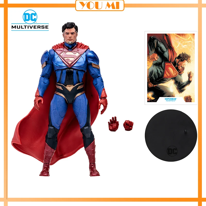 

Mcfarlane Toys Anime Figure Superman (Injustice 2) 7-Inch Action Figure Dc Doll Statue Collection Model Toy Christmas Gifts 18cm