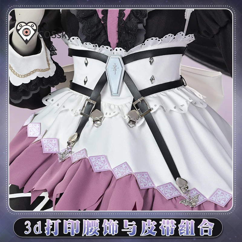 Фото Аниме BanG Dream! Костюм для косплея Nyubara Reona RAS, платье горничной для девочек на Хэллоуин и Рождество, высококачественная новая униформа в стиле Лолита №4
