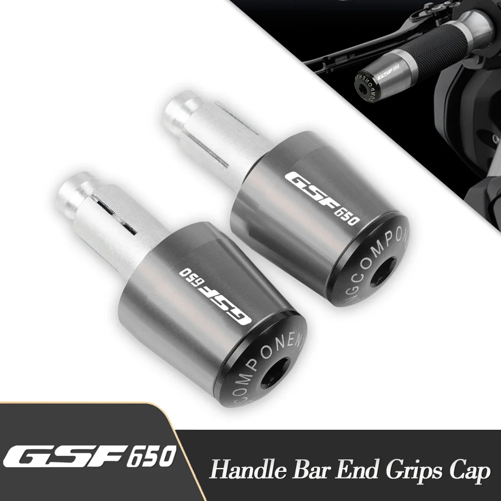 

Motorcycle Accessories Motorcycle Handle 7/8"22mm Gear Balanced Plug Slider Handle Bar End Grips Cap For SUZUKI GSF650 2005-2015