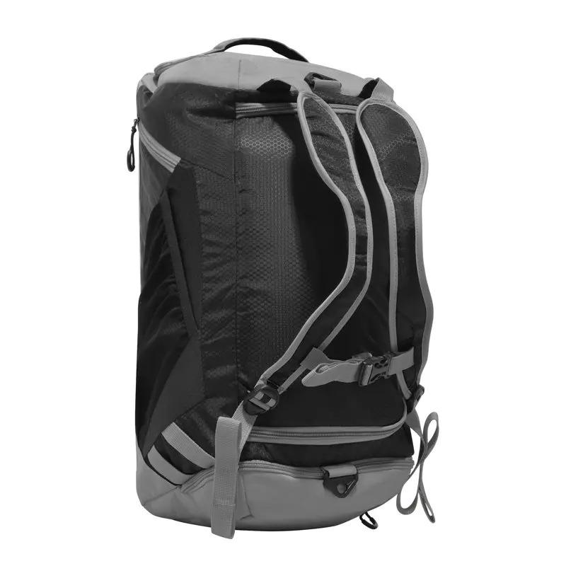 Olympia International SD-2900-BK Plus GY 22 in. Blitz Gym Duffel with Backpack Straps, Black & Gray