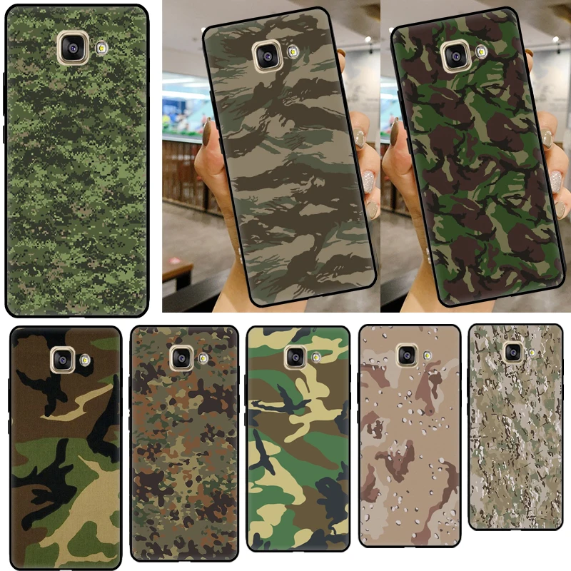 Армейский камуфляжный чехол для телефона Samsung J3 J7 J5 2016 A5 A3 2017 J4 J6 A6 A8 Plus A7 A9 J8 2018