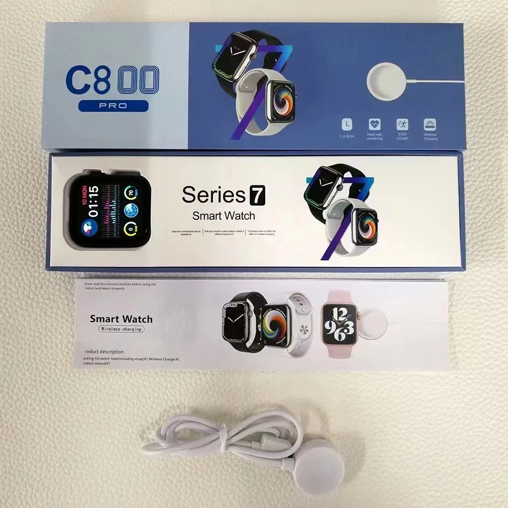 

Смарт-часы IWO C800Pro Series 7, 2/3/5/8 шт.