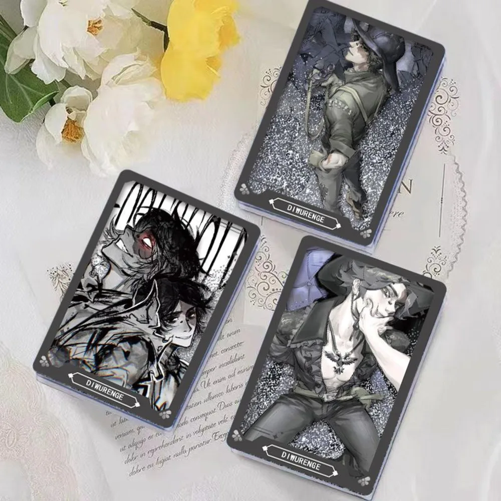 Anime Identity Ⅴ Norton Quicand Mahjong Acrylic Ornaments Cartoon Model Badge Brooch Clothes Backpack Accessories