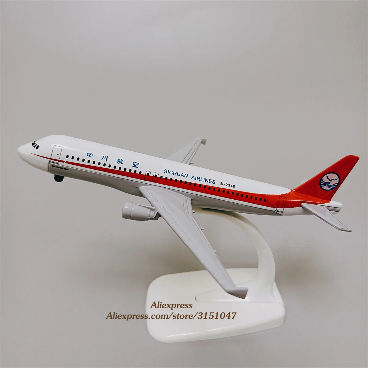 

Модель самолета A320 из металлического сплава, 16 см