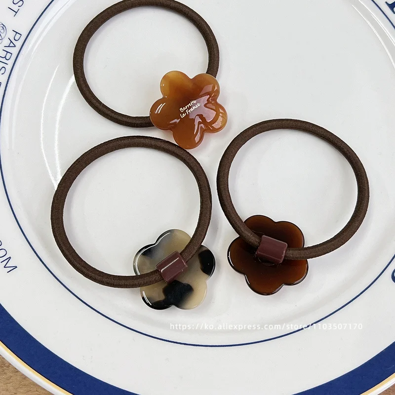 Маленькие красочные цветочные ~ Южная Корея Франция золотые Biao заколки для волос