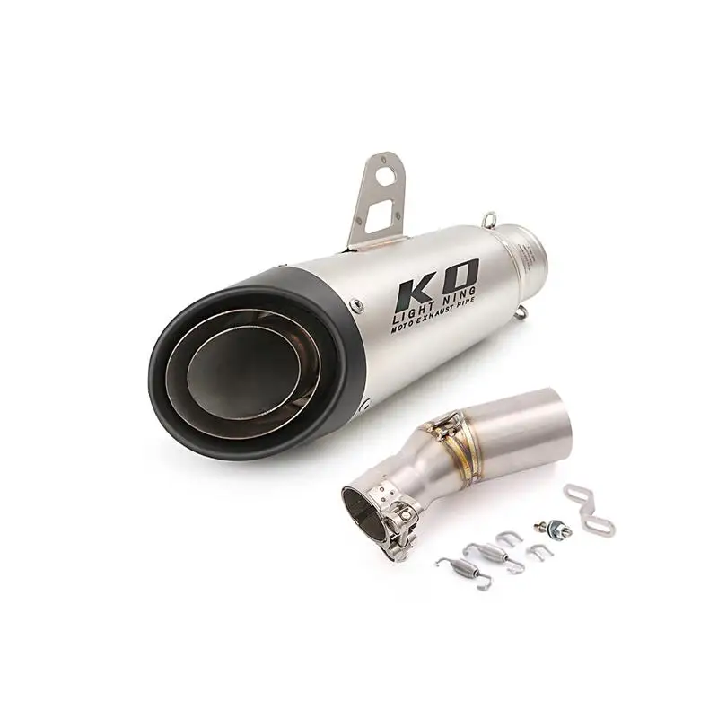 Глушитель выхлопной трубы со съемным глушителем дБ для Kawasaki Versys 250 Versys300 все годы