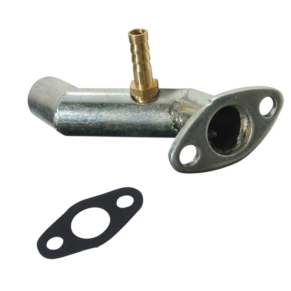 

32mm Motorized Bicycle Scooter Short Offset Carburetor Intake Manifold W/ Gasket for Stroke 49cc 60cc 80cc 100cc Modified Parts