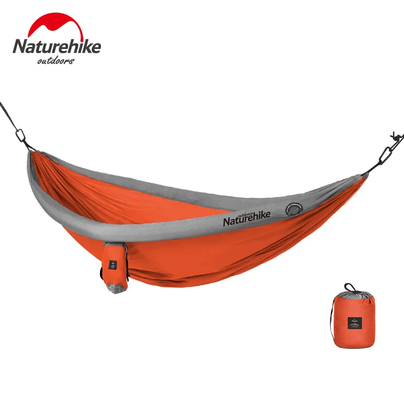 

Гамак NatureHike туристический на 2-4 человек, 210T, нейлон, на 2-4 человек