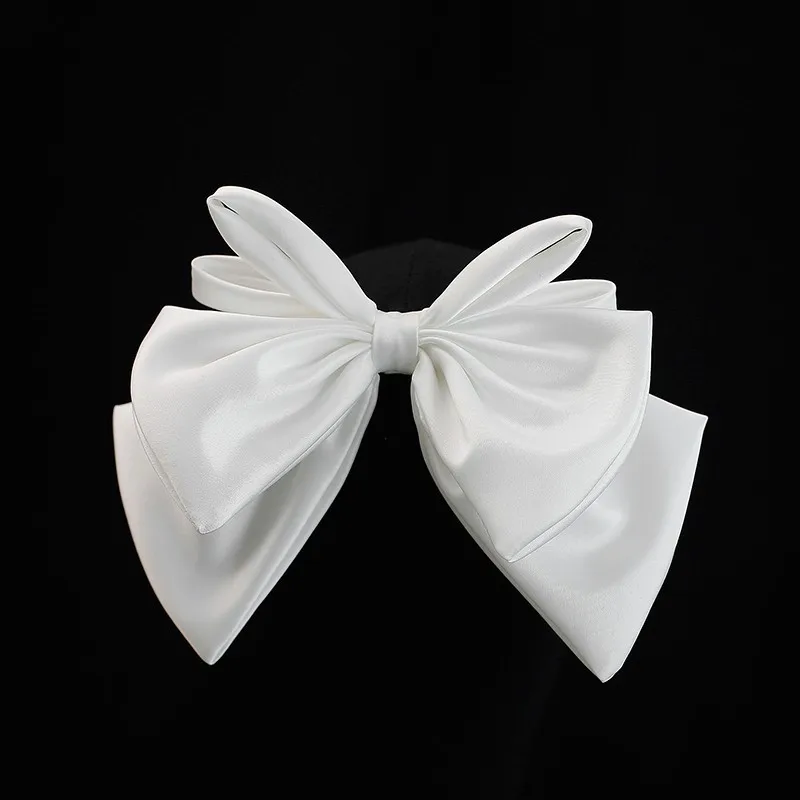 Заколка для волос с атласным бантом в Корейском стиле |