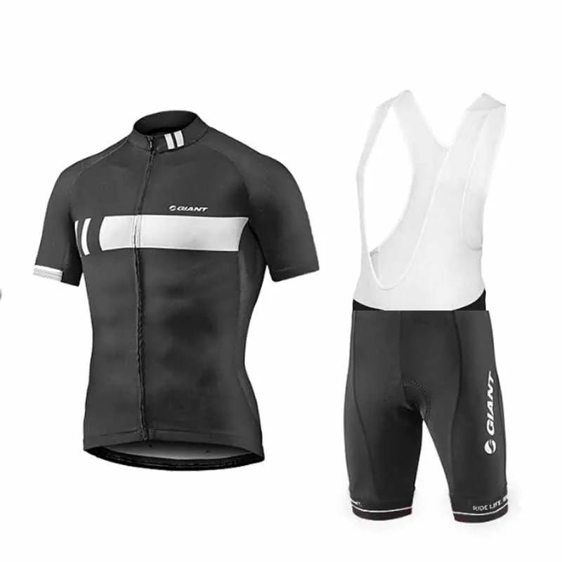 

Men Cycling Jersey Set Short Sleeve Summer Quick Dry Bicycle Ride Clothes Bib Shorts With Gel Pad Bike Racing Apparel