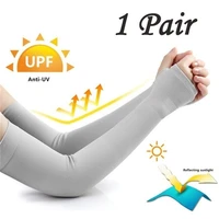 ultraviolet proof sun protection outdoor summer cycling and driving whole colored wafery cool and refreshing ice silk sleeves