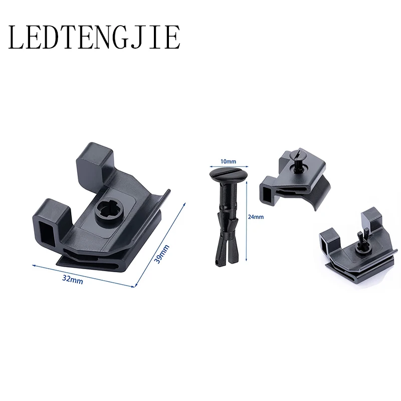 

LEDTENGJIE 10Pcs Black Nylon Car Body Clips Bumper Cover Fender Liner Retaining Clip & Pin for Toyota & Lexus Auto Accessories