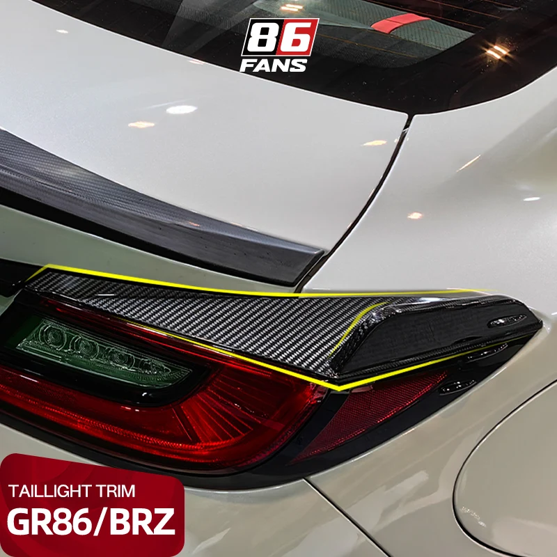 2 шт. декоративные наклейки из углеродного волокна для Toyota GR86 Subaru BRZ 2022 2023