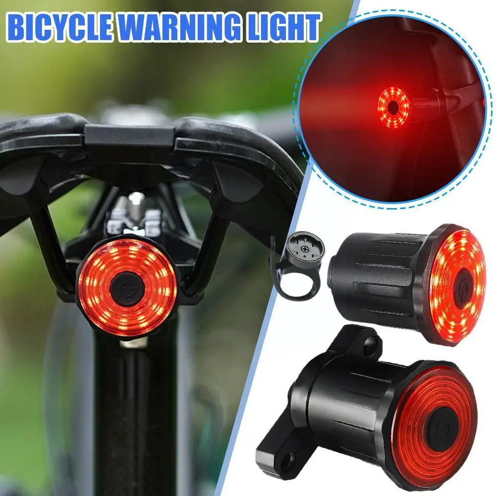

Smart Bicycle Rear Light Auto Induction USB LED Taillight Lamp IPX6 Waterproof Night Warning Cycling Road MTB Safe G5X7