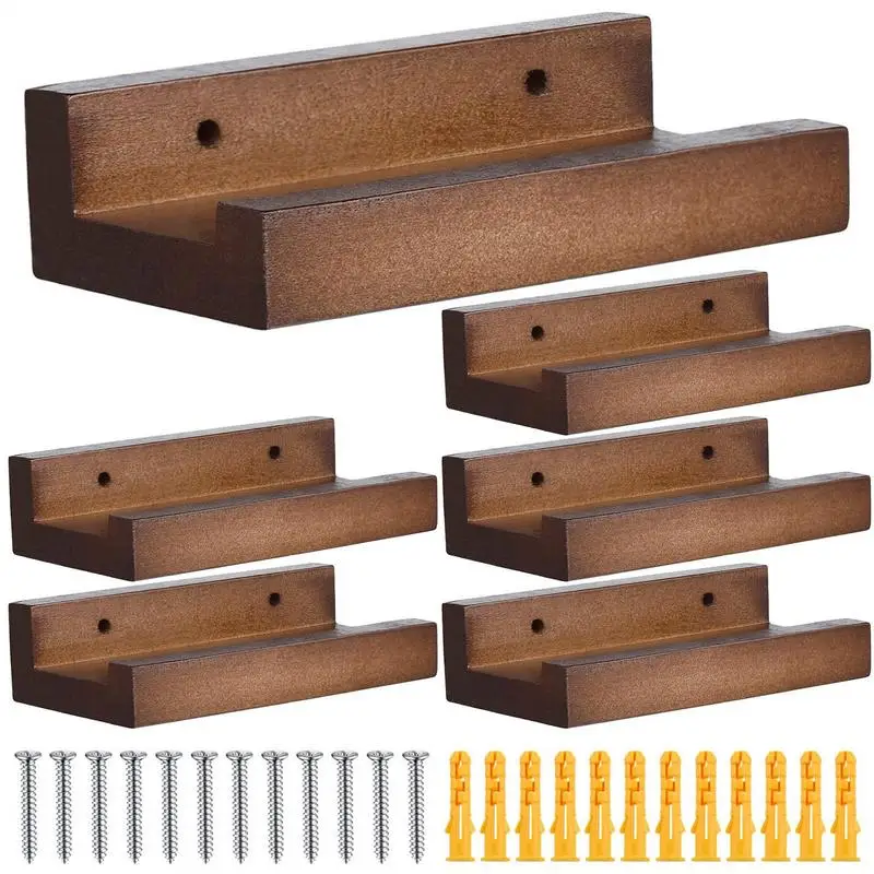 Настенный держатель для пластинок 6 шт. подставка газет хранения файлов стеллаж