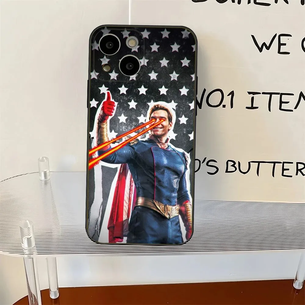 The H-HomelanderS BOYS Phone Case For iPhone 16 15 14 13 12 Pro Max 11 7 8 Plus XR XS Shockproof Silicone Soft Shell