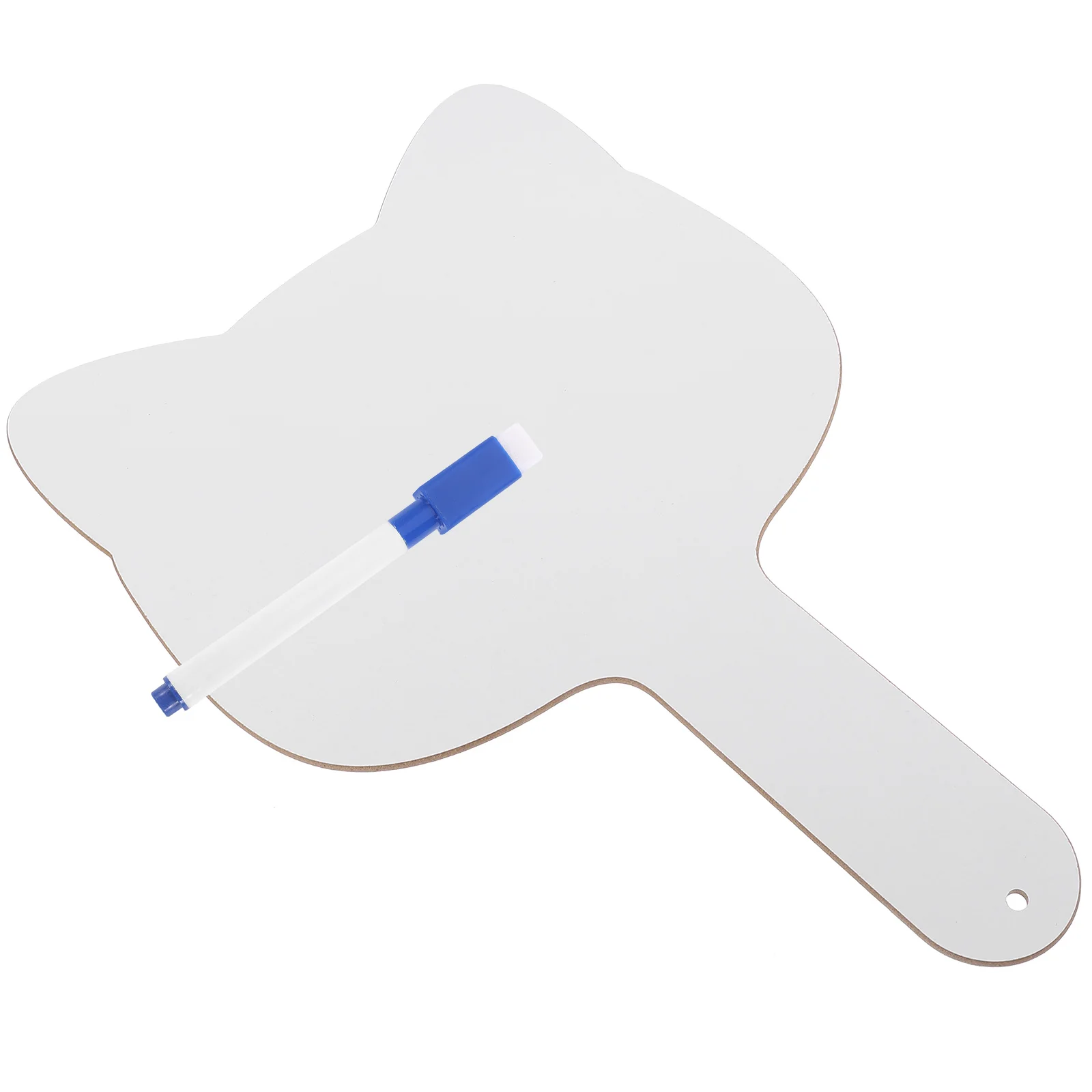 

Classroom Supplies White Boards Handle Wooden Dry Erase Paddles Daily Use Answer Abs Student Accessory Portable