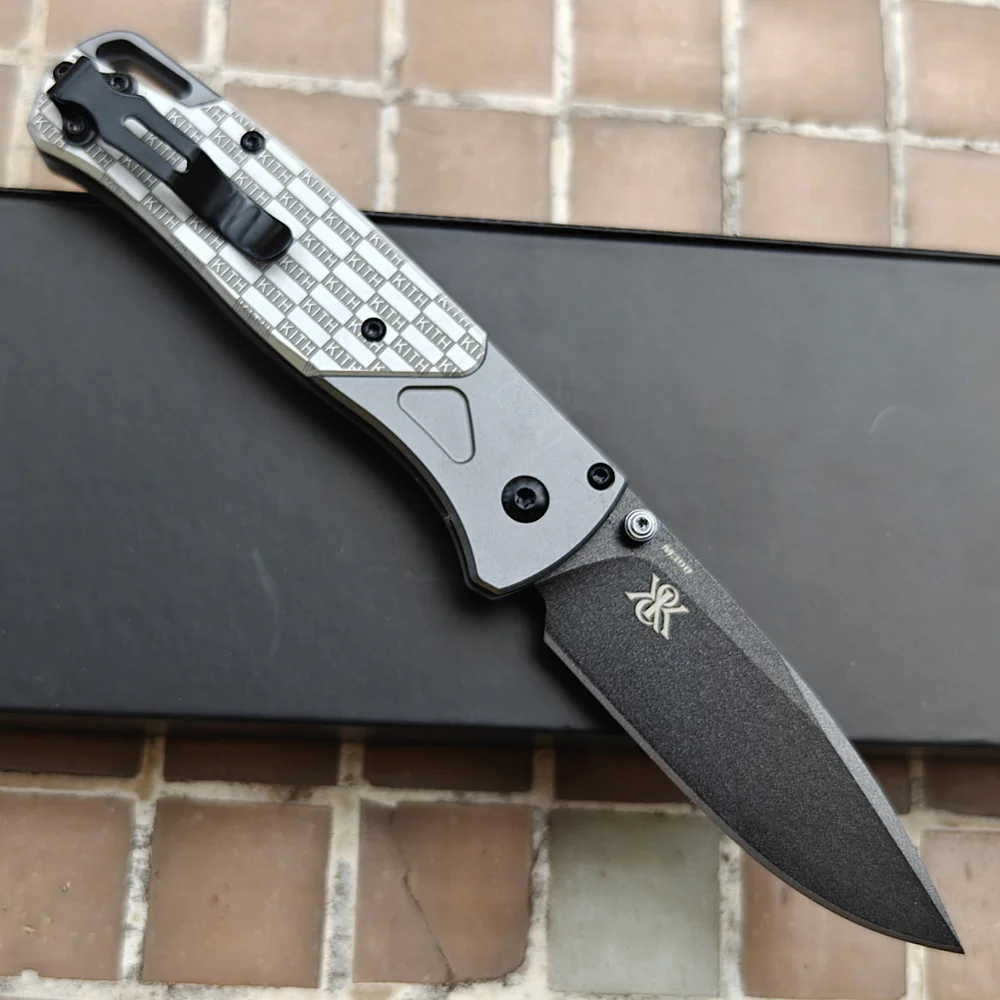 Фото JUFULE KITH Bugout 535, шарикоподшипники с алюминиевой ручкой Mark M390, карманный инструмент EDC, тактический складной нож для кемпинга, охоты, рыбы №1