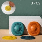 3 шт. Многофункциональный фильтр для слива пола для раковины, кухонные аксессуары для ванной комнаты, умывальник для слива волос, силиконовый душевой напольный фильтр