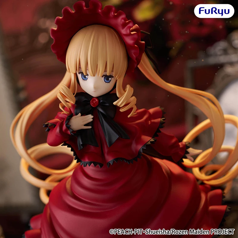 Фото В наличии FuRyu Trio-Try-iT TV Ver. Фигурка аниме-персонажа Rozen Maiden Shinku из ПВХ, 19 см, модель игрушки №3