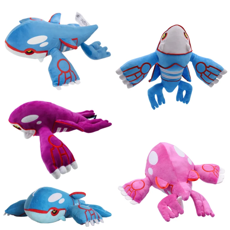 5-стильные плюшевые игрушки с покемонами для киогре аниме блестящие мягкие