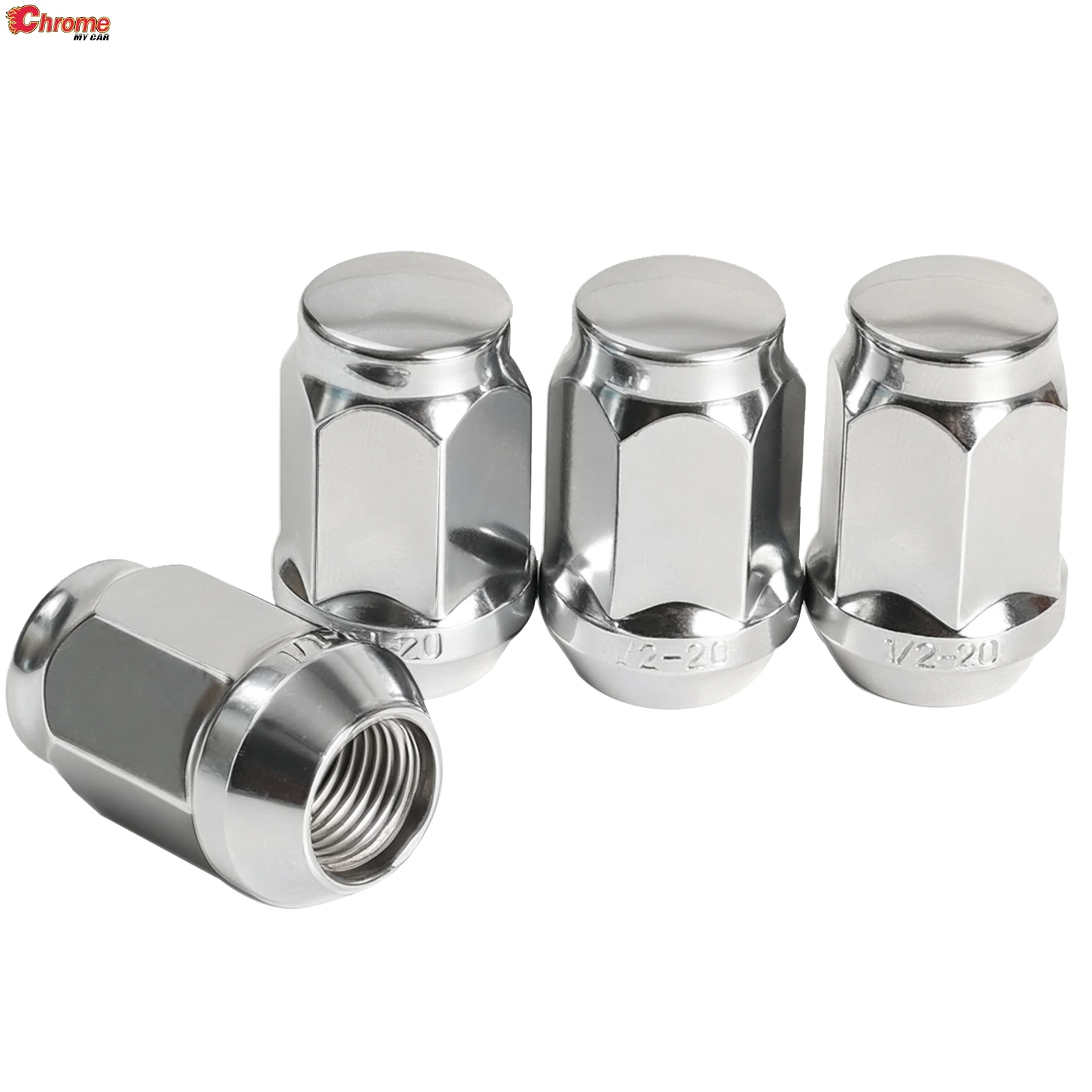 

4x гайки для колес Acorn 1/2-20 19 мм шестигранные для Ford Explorer 1991-2019 Mustang 1964-2014 Liberty 2001-2013 Jeep Wrangler 1987-2018