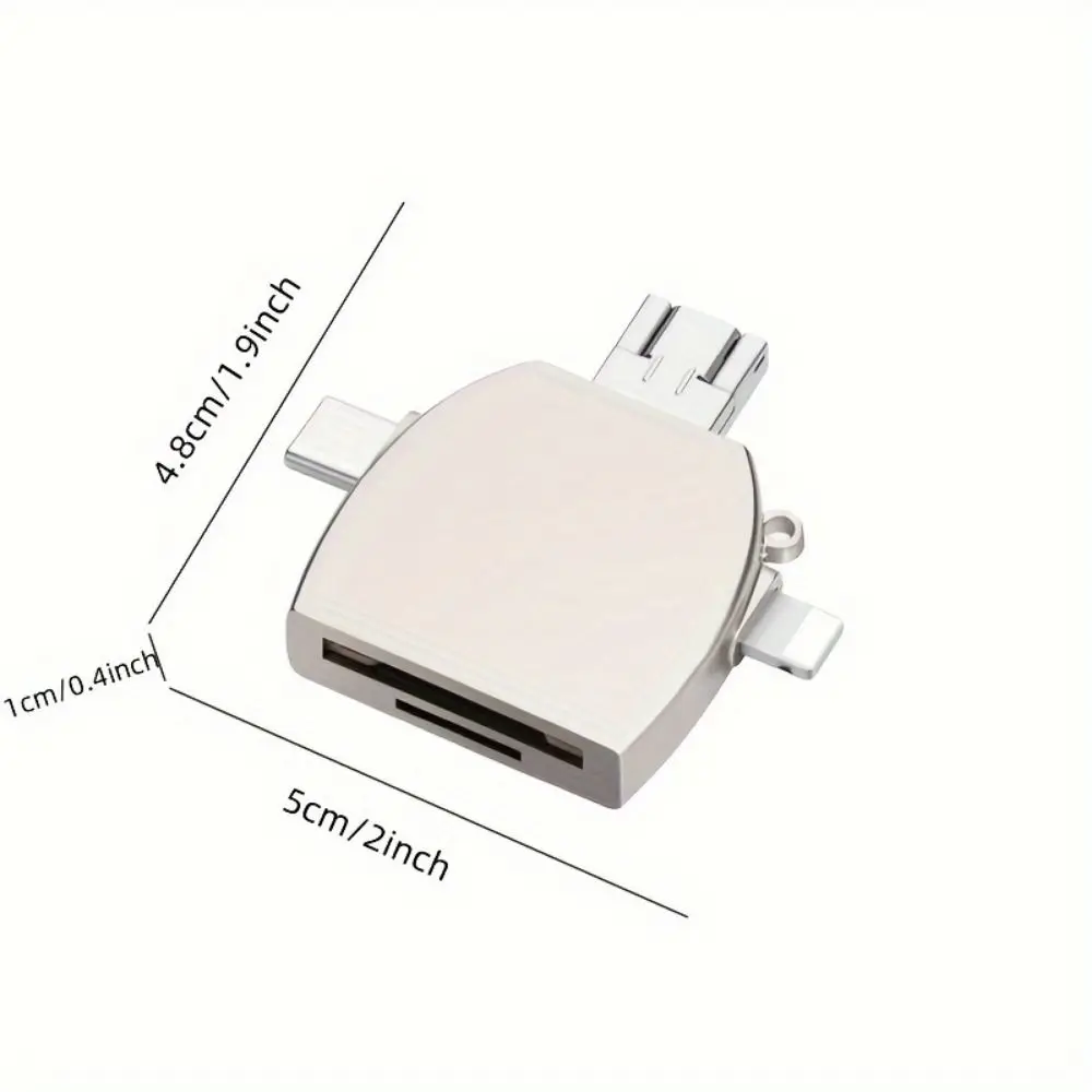 USB многофункциональный 5 в 1 кардридер Type C IOS OTG конвертер Многофункциональный